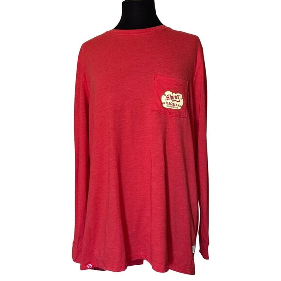 Magellan Outdoors Fish Gear Red Long-Sleeved Shirt Boyfriend Fit Women's Size XL - Picture 1 of 16